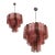 Contemporary Italian Murano Style Glass Sputnik Chandeliers - a Pair For Sale