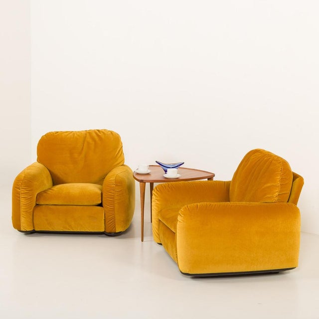 Piumotto Armchairs by Arrigo Arrigoni for Busnelli, 1970s, Set of 2 For Sale - Image 9 of 16