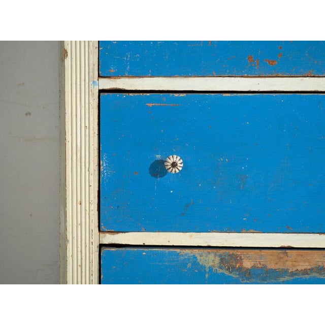 Antique Painted Chest of Drawers in Pine, Central Europe, 1890 For Sale - Image 12 of 16