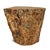 Wood Burn Sand Vintage Lychee Stump Side Table For Sale - Image 7 of 8