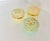 Vintage Italian Alabaster Trinket Boxes – Hand Painted Floral Stone Pill Boxes, Vintage Vanity Decor, Made in Italy - Set of 3 For Sale - Image 4 of 10