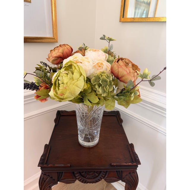 Transparent Vintage j.g. Durand French 24% Lead Crystal Starburst Vase – 10” X 6” For Sale - Image 8 of 8