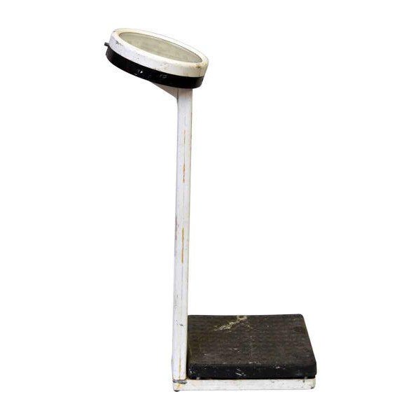 Vintage White Metal Detecto Scale Chairish