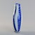Mid-Century Modern Tall Blue and White Signed Fabiano Zanchi Murano Vase For Sale - Image 3 of 10