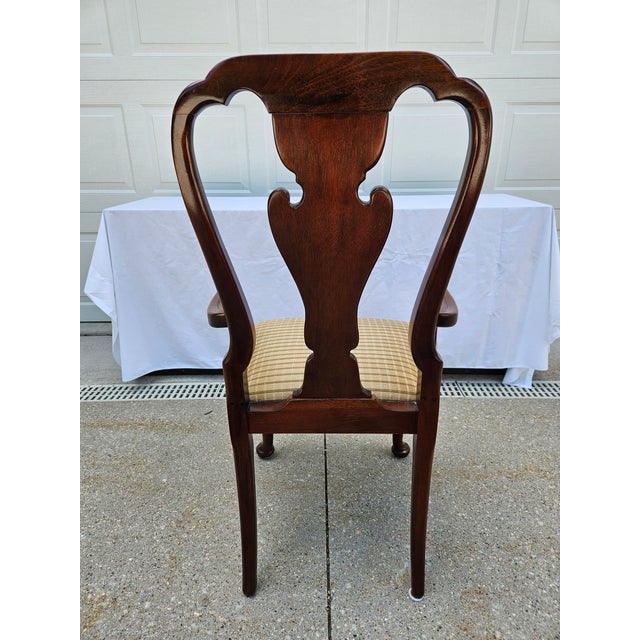 Brown Baker Furniture Historic Charleston Mahogany Dining Chairs - Set of Eight For Sale - Image 8 of 16