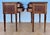 Wood Louis XVI Style Bedside Tables with Two Drawers, 1940s, Set of 2 For Sale - Image 7 of 9