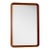Mid-Centry Modern Teak Wall Mirror For Sale
