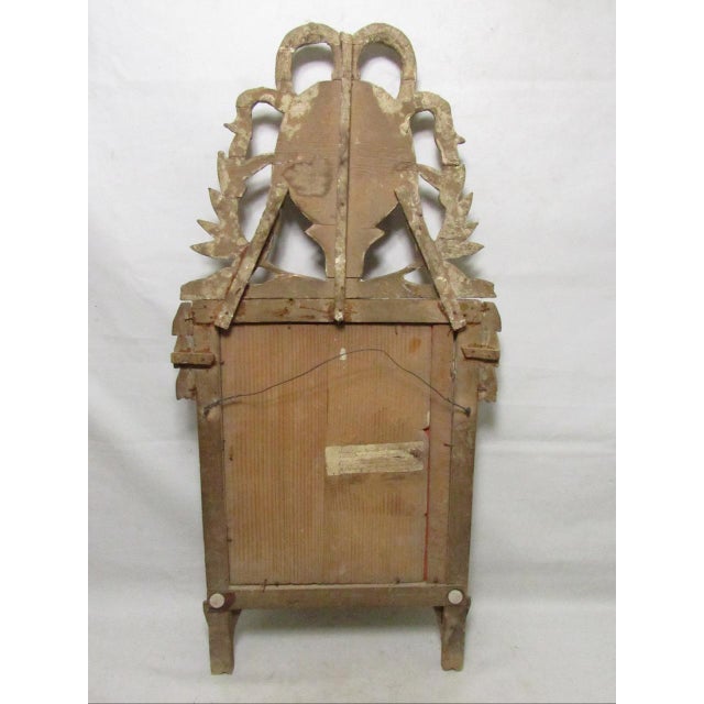 18th Century French Giltwood Marriage Mirror For Sale - Image 17 of 17