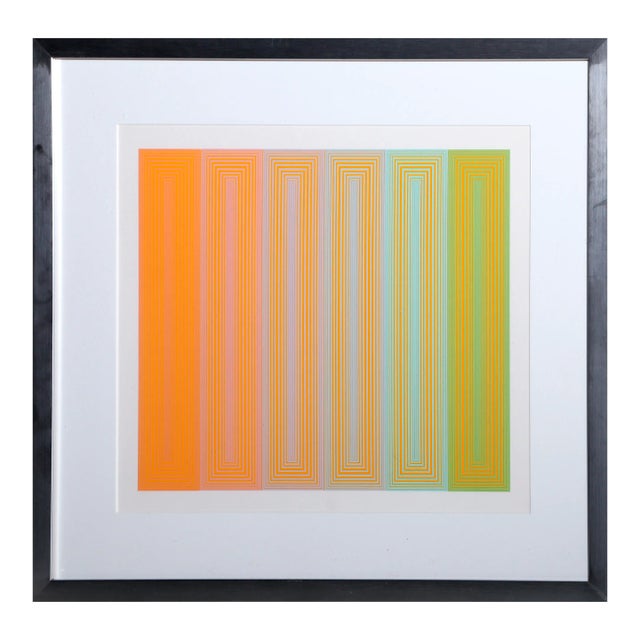 Sun Keyed, Richard Anuszkiewicz Screen Print For Sale