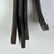 American Rare to Market Set of 4 Primitive Antique Cobbler's Wood Boot Forms in Stained Black For Sale - Image 3 of 16
