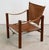 Vintage Safari Chair in Leather For Sale - Image 10 of 17