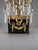Mid 20th Century Maison Jansen Style Hollywood Regency Brass and Cut-Glass Floral Table Lamp For Sale In Providence - Image 6 of 11