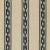 Schumacher Mojave Ikat Stripe Fabric in Ebony For Sale
