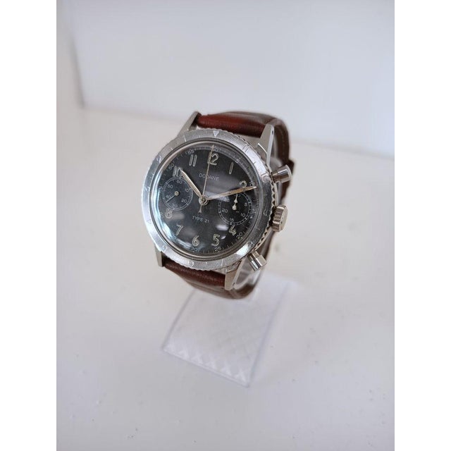 Type 21 Military Chronograph from Dodane, 1960-69 For Sale - Image 13 of 16