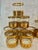 Mid 20th Century Culver LTD “Antigua” 22kt Gold Barware Glasses - A Set of 16 For Sale In New Orleans - Image 6 of 12