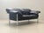 Two-Seater Sofa in Black Leather by Pierluigi Cerri for Poltrona Frau, Italy, 1990s For Sale - Image 5 of 17