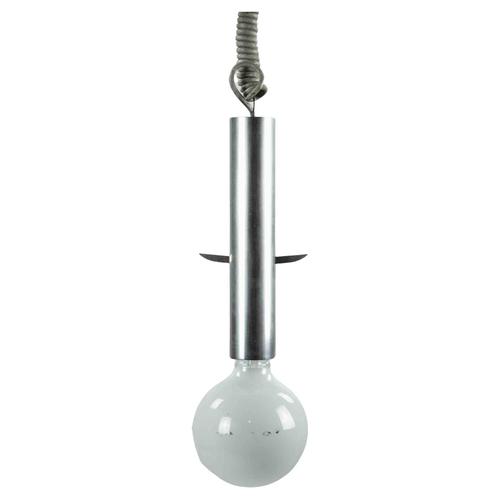 1970s Minimalist Pendant Light in Metal from Gaetano Sciolari, Italy, 1970s For Sale - Image 5 of 5