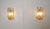 Mid-Century Modern Vintage Italian Poliedri Smoked Glass Wall Sconces, 1990s, Set of 2 For Sale - Image 3 of 17