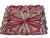 19th Century Large Antique American Brilliant Cut Glass Square Serving Bowl Platter Tray For Sale - Image 5 of 7