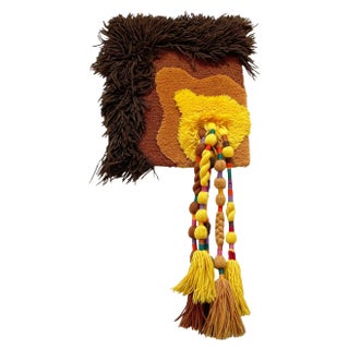 Modernist German Wall Rug by Ewald Kröner for Schloss Hackhausen, Germany, 1970s For Sale