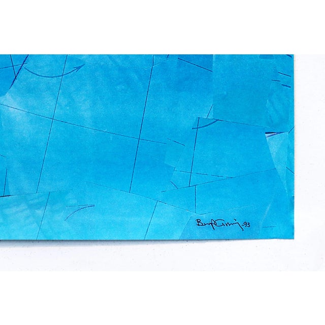 1990s 1993 Swedish Map Poster, Bird-Shaped EU/European Map (Swedish Text) For Sale - Image 5 of 6