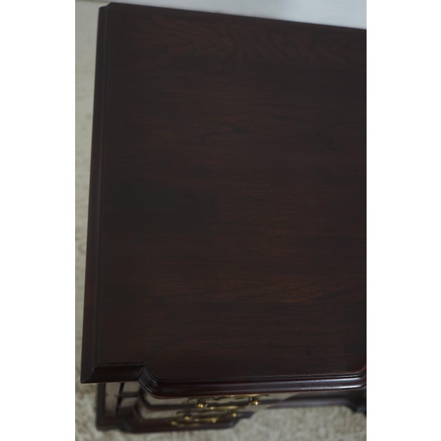 Ethan Allen Cherry Block Front Bachelor's Chest For Sale - Image 14 of 18