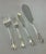 1980s Silver Plated Pair Fish Servers, Fish Serving Fork & Fish Serving Knife, Lily. For Sale - Image 9 of 12