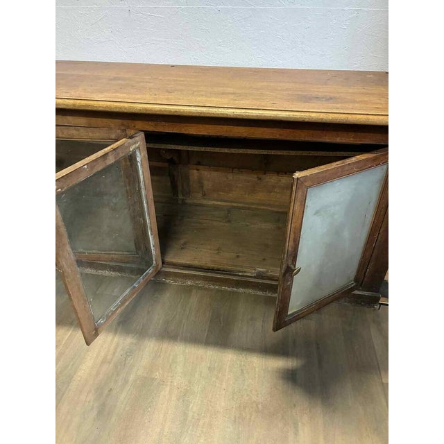 Brown Commercial Bank Counter, 1890s For Sale - Image 8 of 14