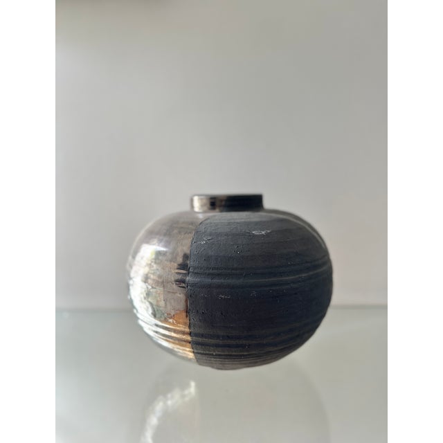 Abstract Tatiana Handmade Ceramic Vase For Sale - Image 3 of 6