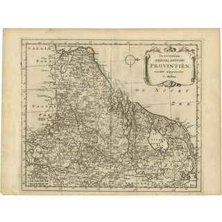 Antique Map of the 17 Provinces by Halma, 1705 For Sale