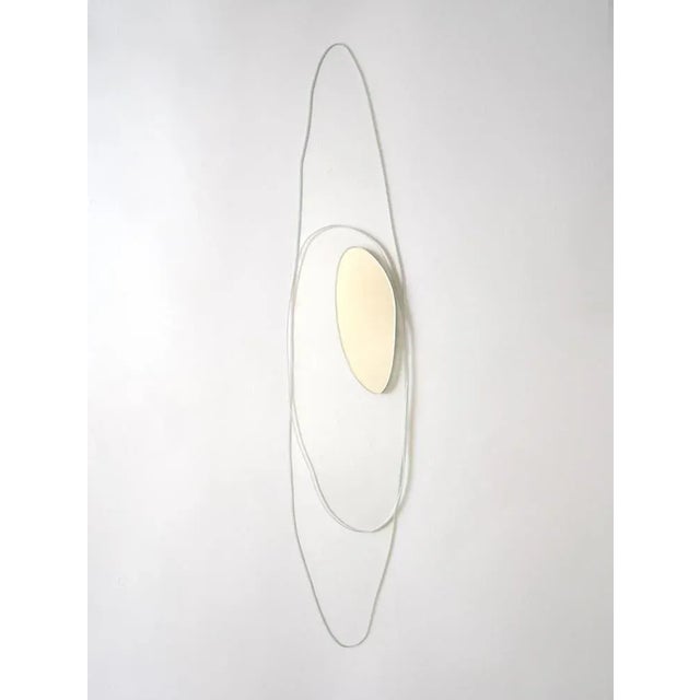 Small prix hand-sculpted mirror, Laurene Guarneri Limited edition Handmade Materials: mirror Sizes: ø 17 x 70 cm (Could be...
