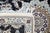 Traditional Pasargad DC Navy Blue Fine Hand Knotted Silk & Wool Nain Rug For Sale - Image 3 of 4