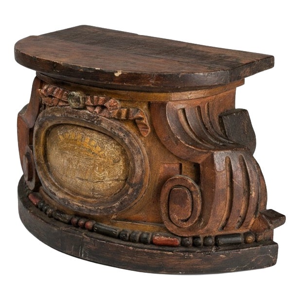 19th Century Southern European Polychrome Church Stand, 1800 For Sale