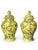 Mid 20th Century Pair of Nippon-Marked Yellow Bird and Floral Porcelain Ginger Jars For Sale - Image 4 of 9