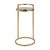 2020s Regency Round Gold Drink Table For Sale - Image 5 of 5
