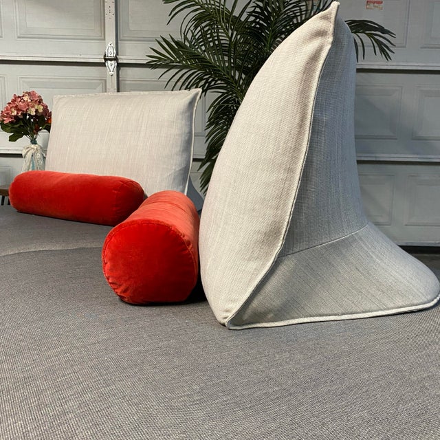 Light Gray Ligne Roset Prado Medium Sofa Daybed For Sale - Image 8 of 12