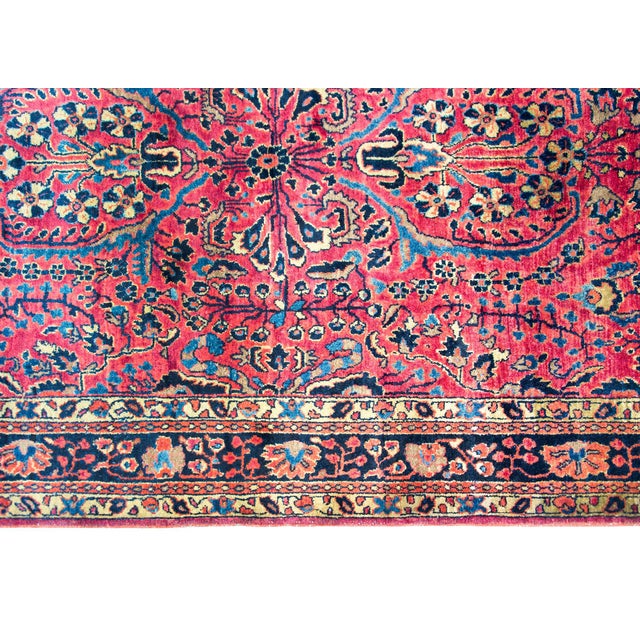 Early 20th Century Persian Sarouk Rug For Sale - Image 9 of 15
