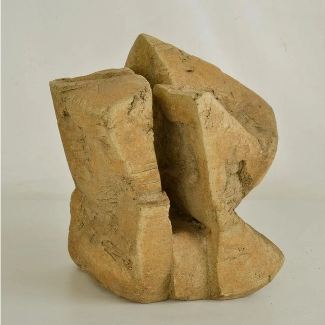 Brian Blow, Abstract Sand Colored Sculpture, 1970s, Ceramic For Sale - Image 9 of 12