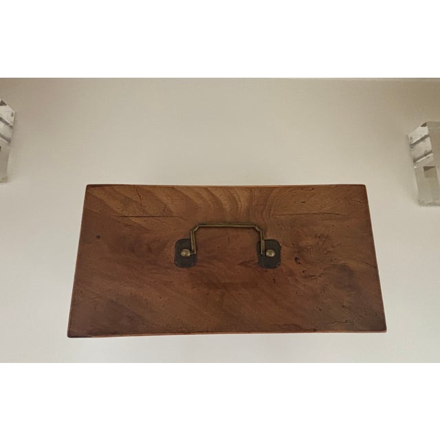 Brown Early 19th Century Antique English Tea Caddy For Sale - Image 8 of 15