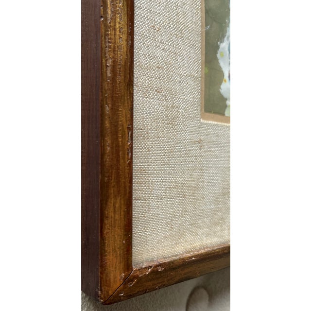 Framed Abstract Gouache-William Scharf-New York School For Sale - Image 4 of 6