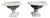 English Cast Stone Garden Urns, Set of 2 For Sale