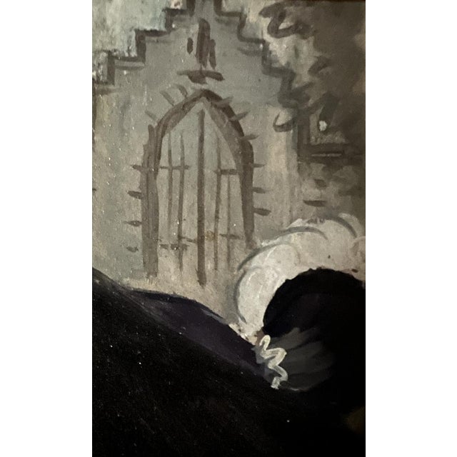 1950s Emile Francois Chambon, Blanche neige, 1958, Oil on Cardboard, Framed For Sale - Image 5 of 10