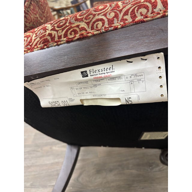 Vintage Flexsteel French Empire Style Armchairs - Pair For Sale - Image 11 of 13