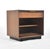 This handsome nightstand designed by John Kapel for Glenn of California is a perfect bedside companion. Clad in walnut...