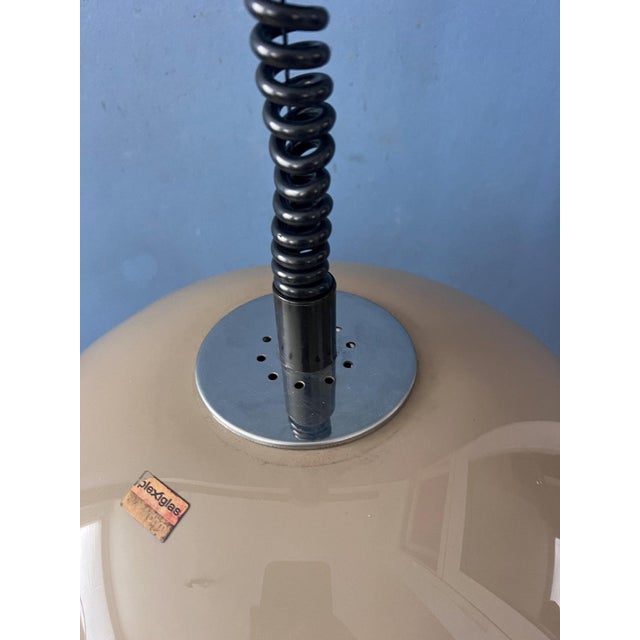 Mid-Century Modern Space Age Mushroom Pendant Lamp from Dijkstra For Sale - Image 9 of 12