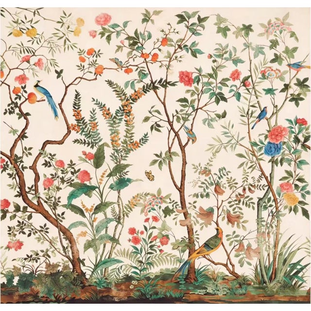 If you love the look of De Gournay wallpaper but not the price, this is for you. Price includes 2 panels (36" × 72" each)....