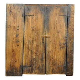 Vintage Pantry Cabinet in Oak, 1820 For Sale