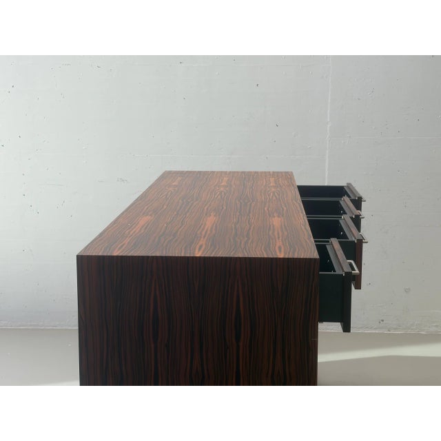 Vintage Sideboard with High-Quality Makassar Veneer, 1990s For Sale - Image 4 of 8