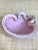 Glass Vintage Pink Murano Barovier Bubble Catchall For Sale - Image 7 of 7