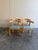 Mid-Century Modern 1960s Danish Modern Oak Dining Chairs With Curved Backrests - Set of 4 For Sale - Image 3 of 10